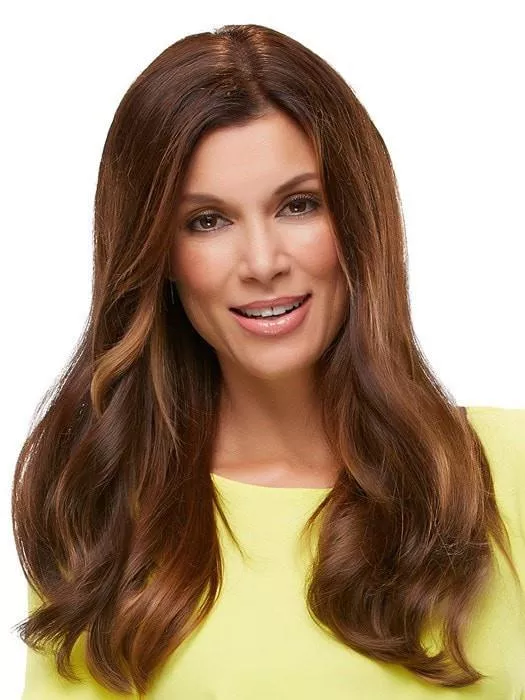 18″ Top Form | Remy Human Hair Topper (Full Mono)