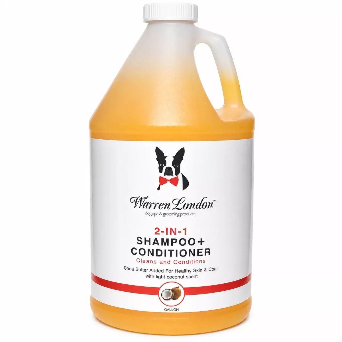 2-in-1 Shampoo + Conditioner – Coconut Scented – Professional Size