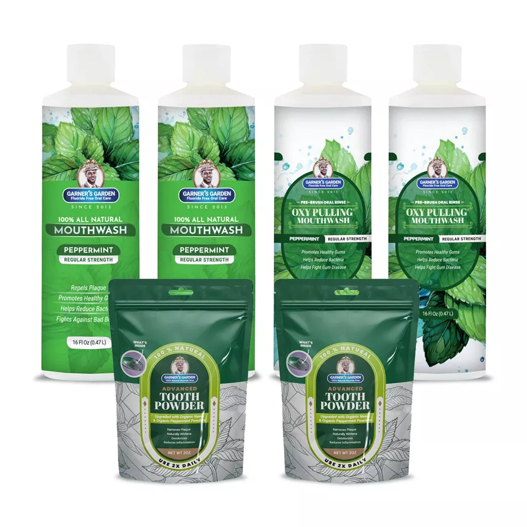 2 Pack Oral Care Package | Trio | H2O2 | Fluoride Free