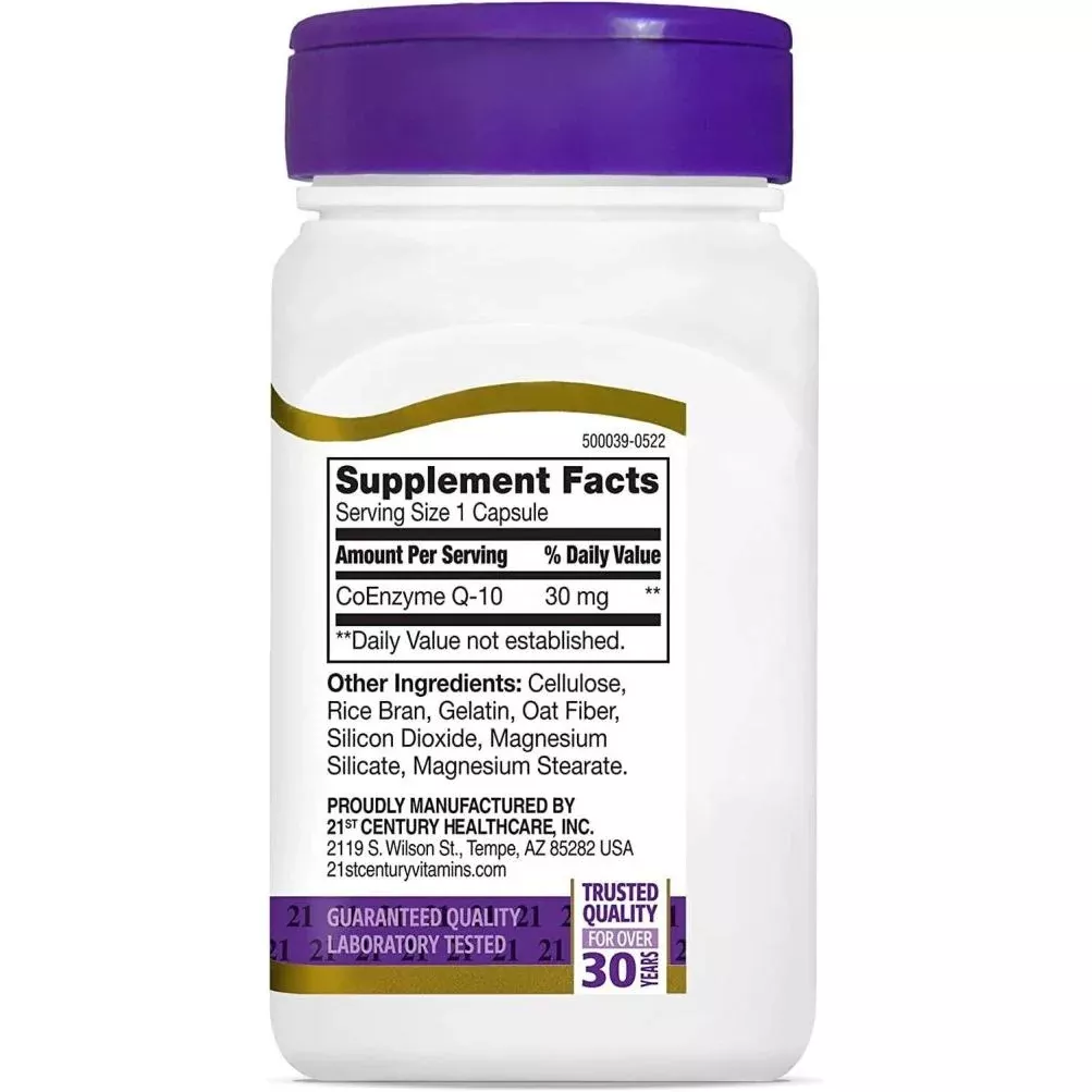 21st Century Co Q-10, 30 Mg, 45 Capsules