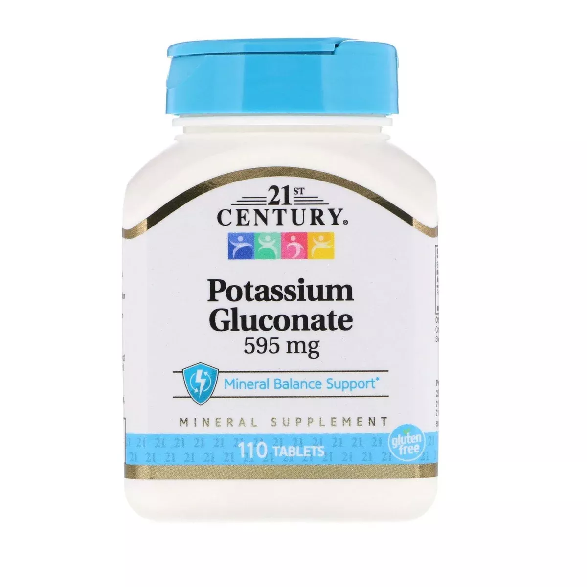 21st Century Potassium Gluconate 595 Mg – 110 Tablets