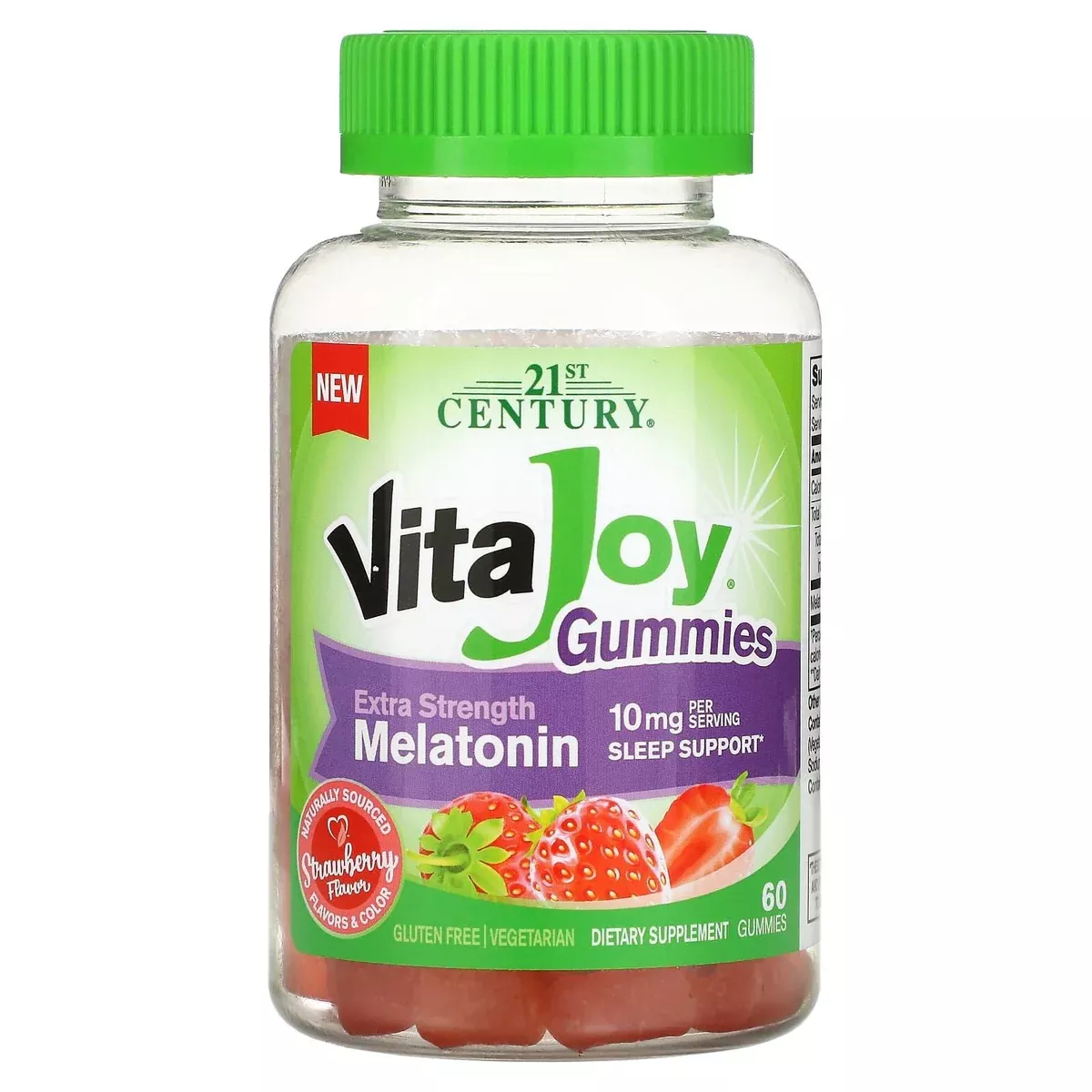 21st Century Webber Naturals Melatonin, 10 Mg Gummy