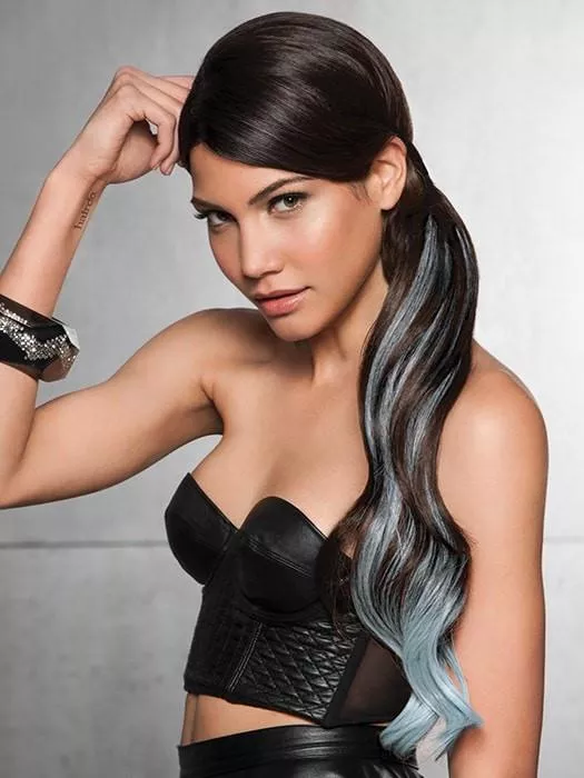 23″ Color Splash Pony | HF Synthetic Ponytail (Wrap-Around)