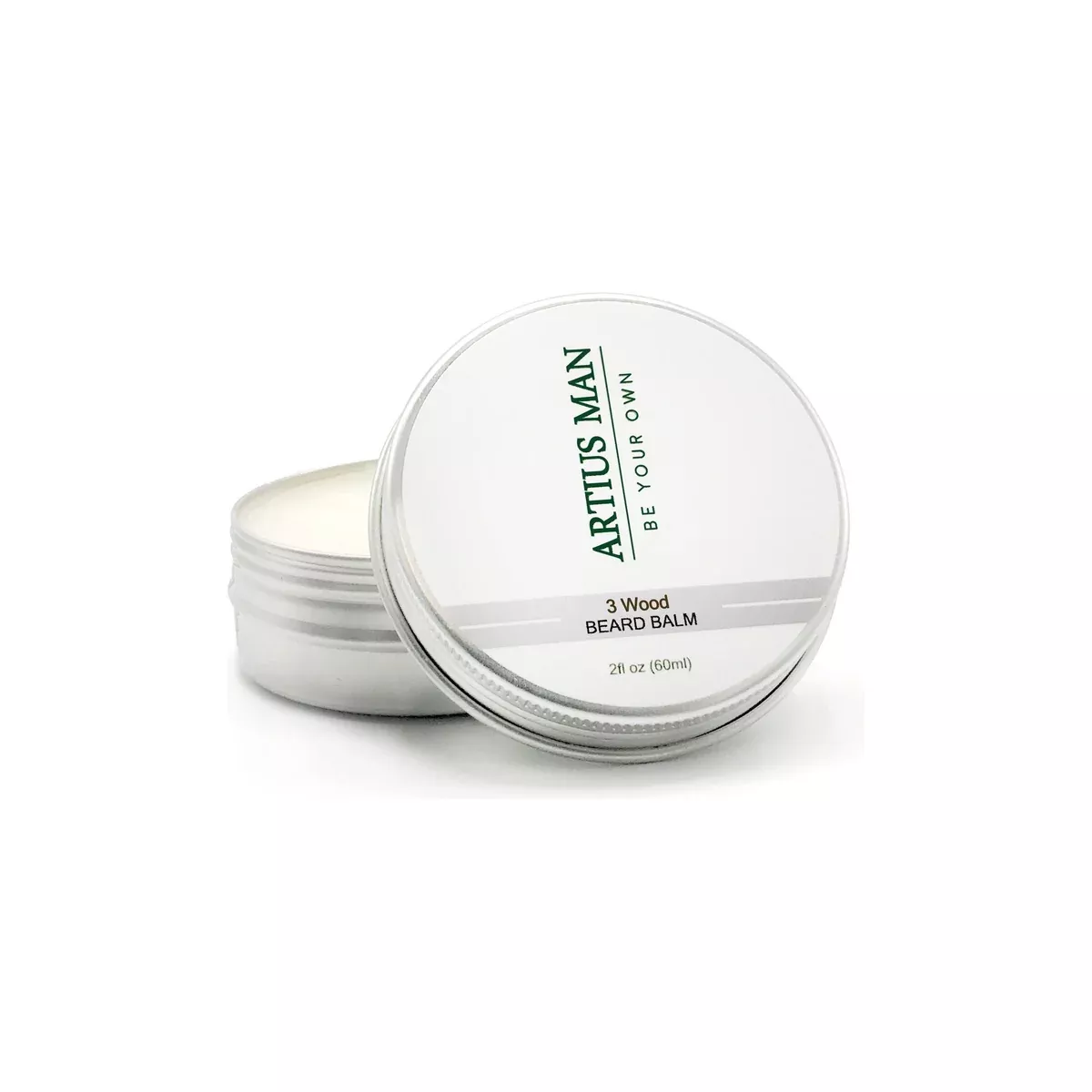 3 Wood Beard Balm – Luxury Wood Cologne Style Beard Balm (2 oz)