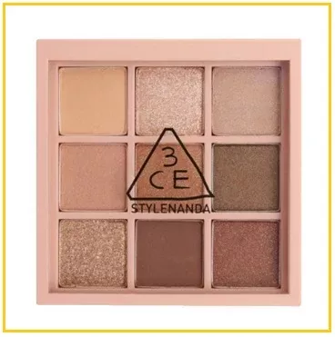 3CE 9-Color Eyeshadow Palette (MULTI EYE PALETTE #OVERTAKE) 8.1G