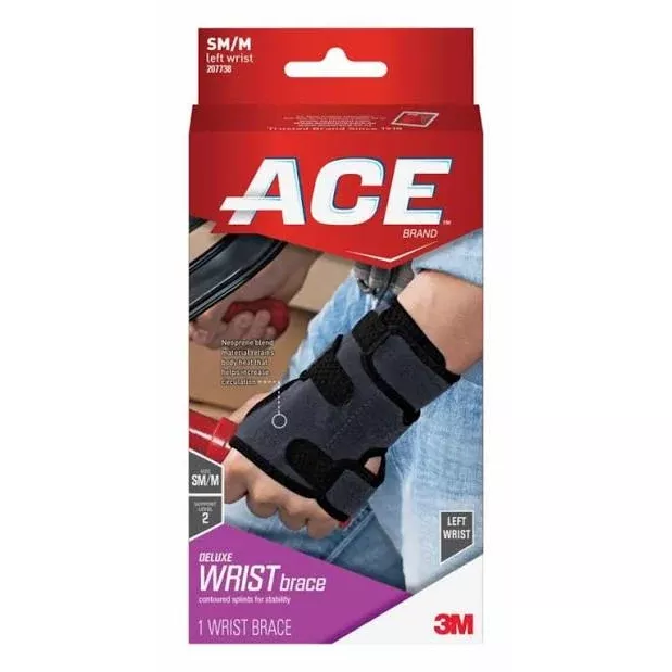 3M™ Ace™ Adjustable Deluxe Left Wrist Stabilizer