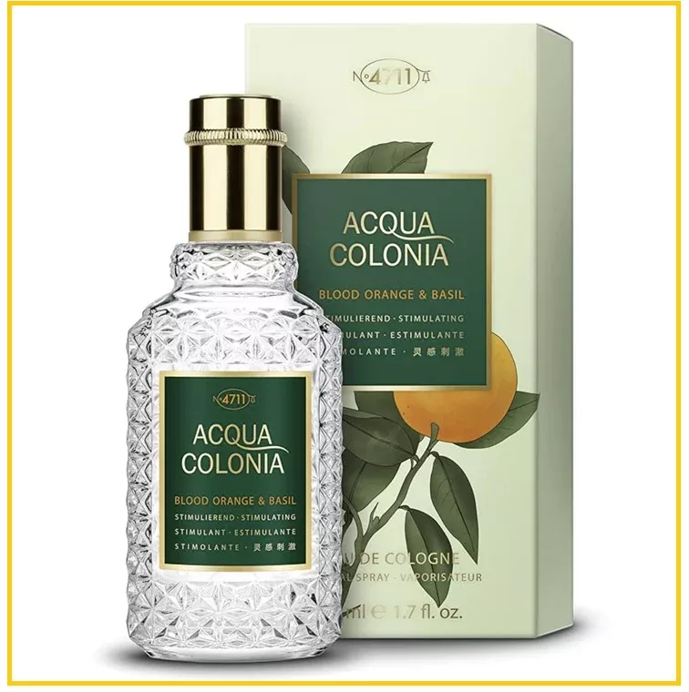 4711 ACQUA COLONIA Blood Orange & Basil Unisex Cologne EDC 50ML