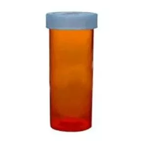 8 Dram Amber Child-Resistant Prescription Vials with Caps (410 Series) – 1 EA