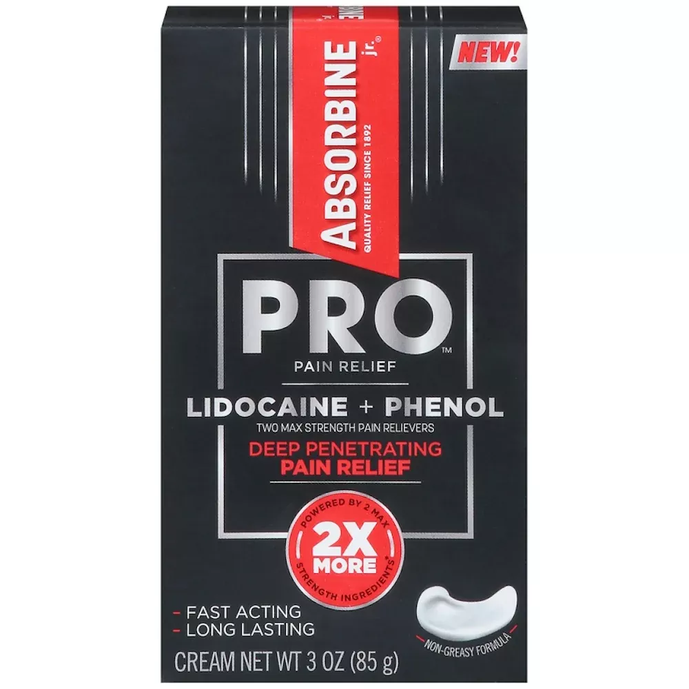 Absorbine Deep Penetrating Pain Relief, Lidocaine + Phenol, Two Max Strength, Cream