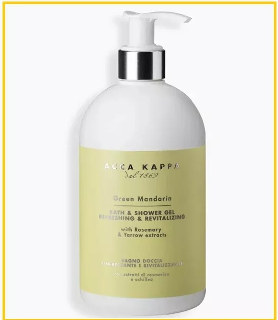 ACCA KAPPA GREEN MANDARIN BATH & SHOWER GEL 500ML