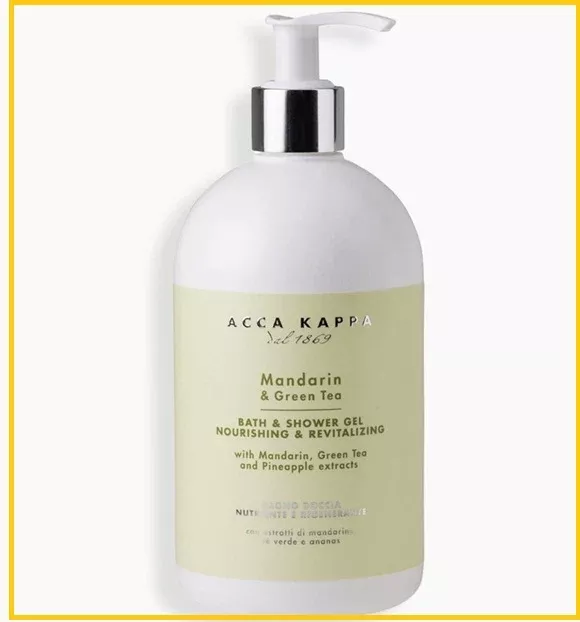 ACCA KAPPA MANDARIN & GREEN TEA BATH & SHOWER GEL 500ML
