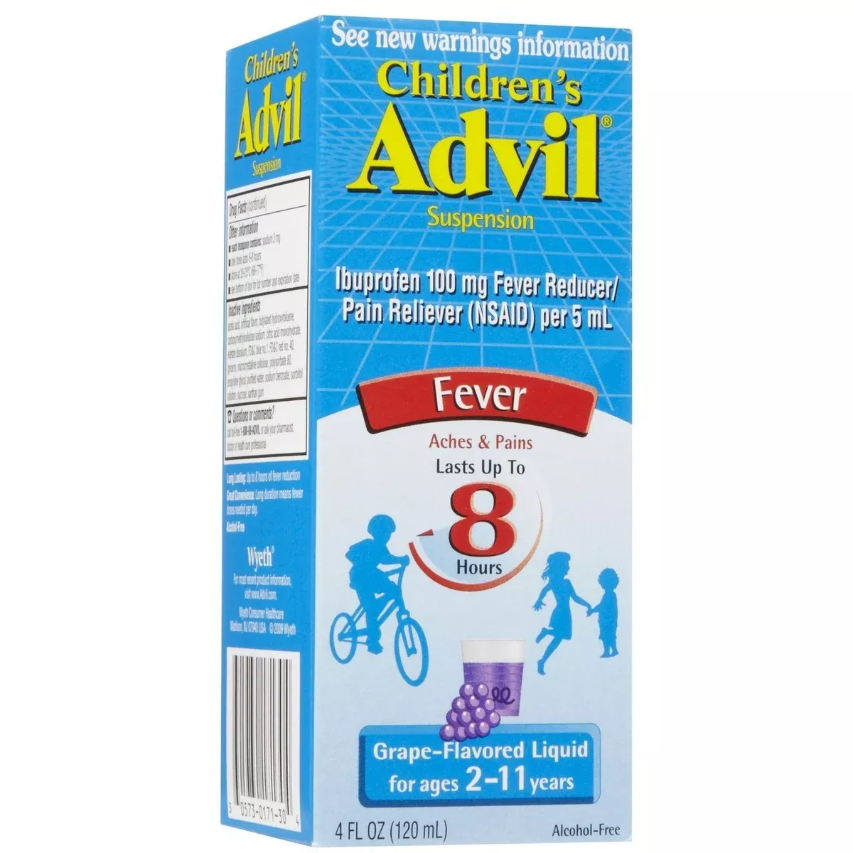 Advil Children’s 100 mg/5 mL Grape Oral Suspension, 4 oz