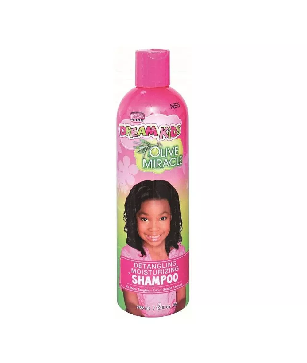 African Pride Dream Kids Olive Miracle Detangling Moisturizing Shampoo 12oz
