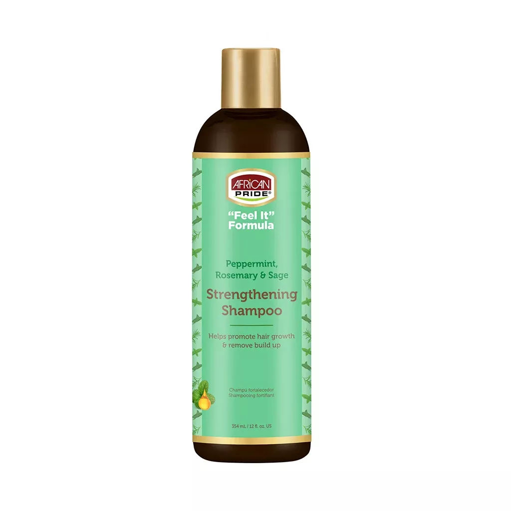 African Pride – “FEEL IT” FORMULA STRENGTHENING SHAMPOO
