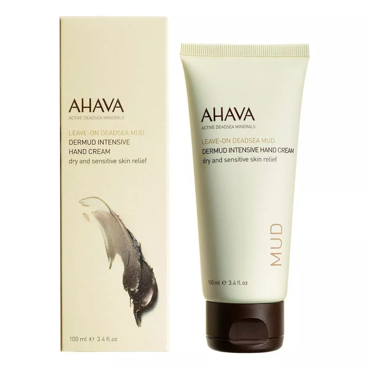 Ahava Dead Sea Mud Dermud Intensive Hand Cream 3.4 Oz