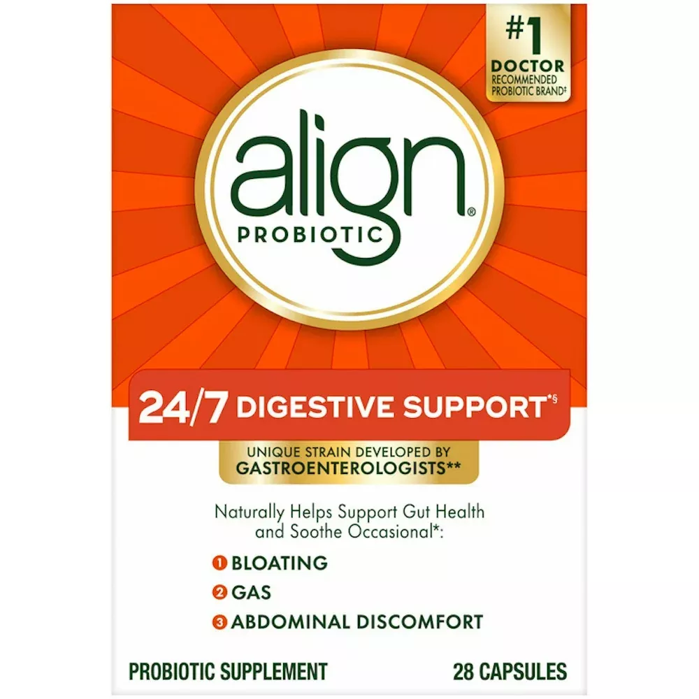 Align Probiotic 10 mg 24/7 Digestive Support Capsule, 28 EA