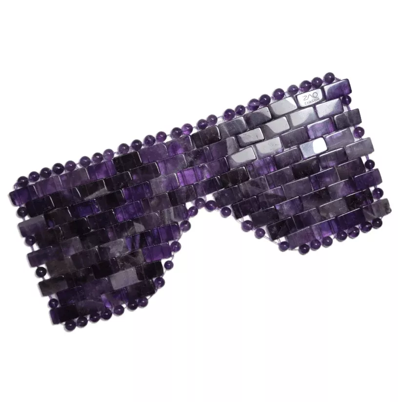 Amethyst EYE MASK- Handmade