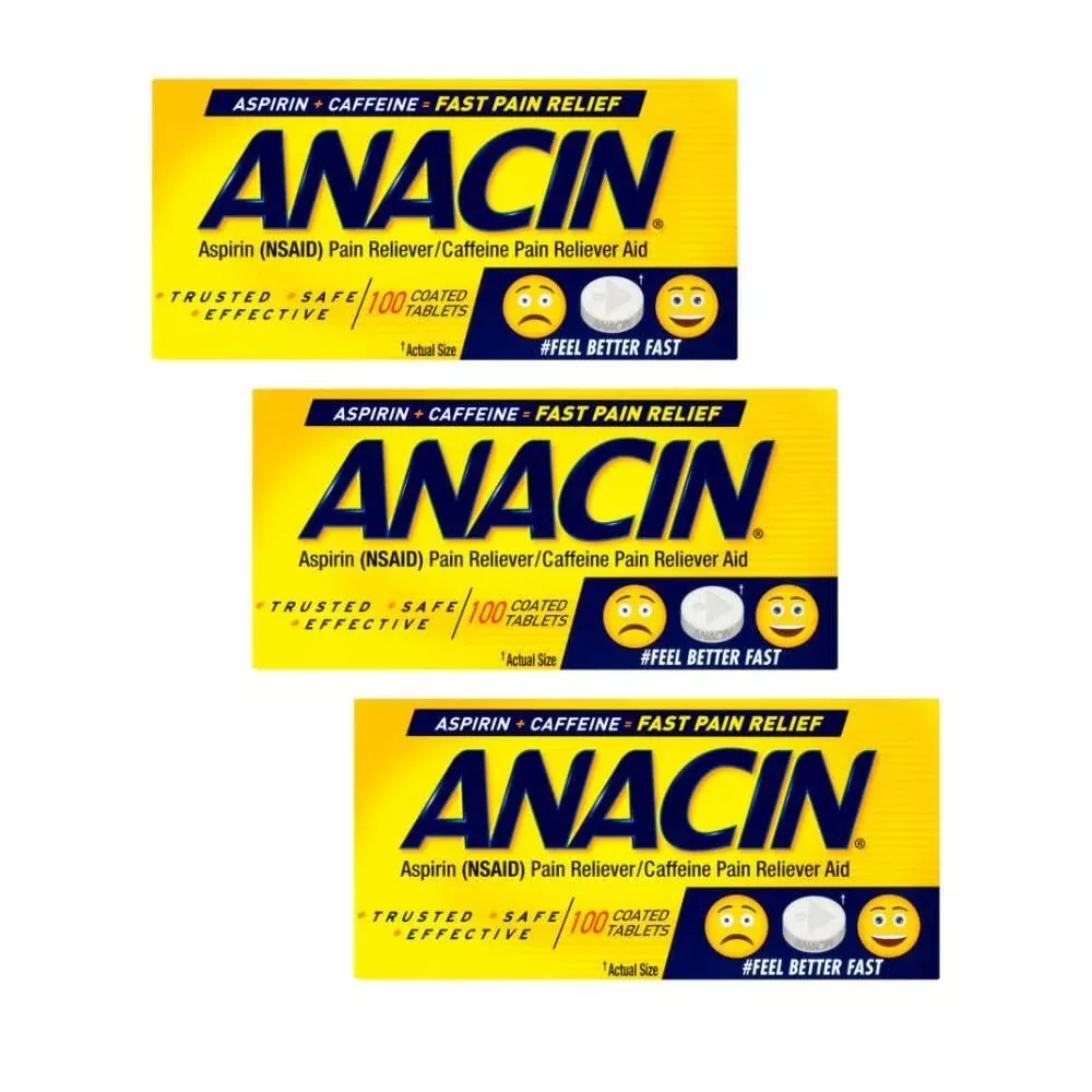 Anacin Fast Pain Relief – Coated Tablets 300