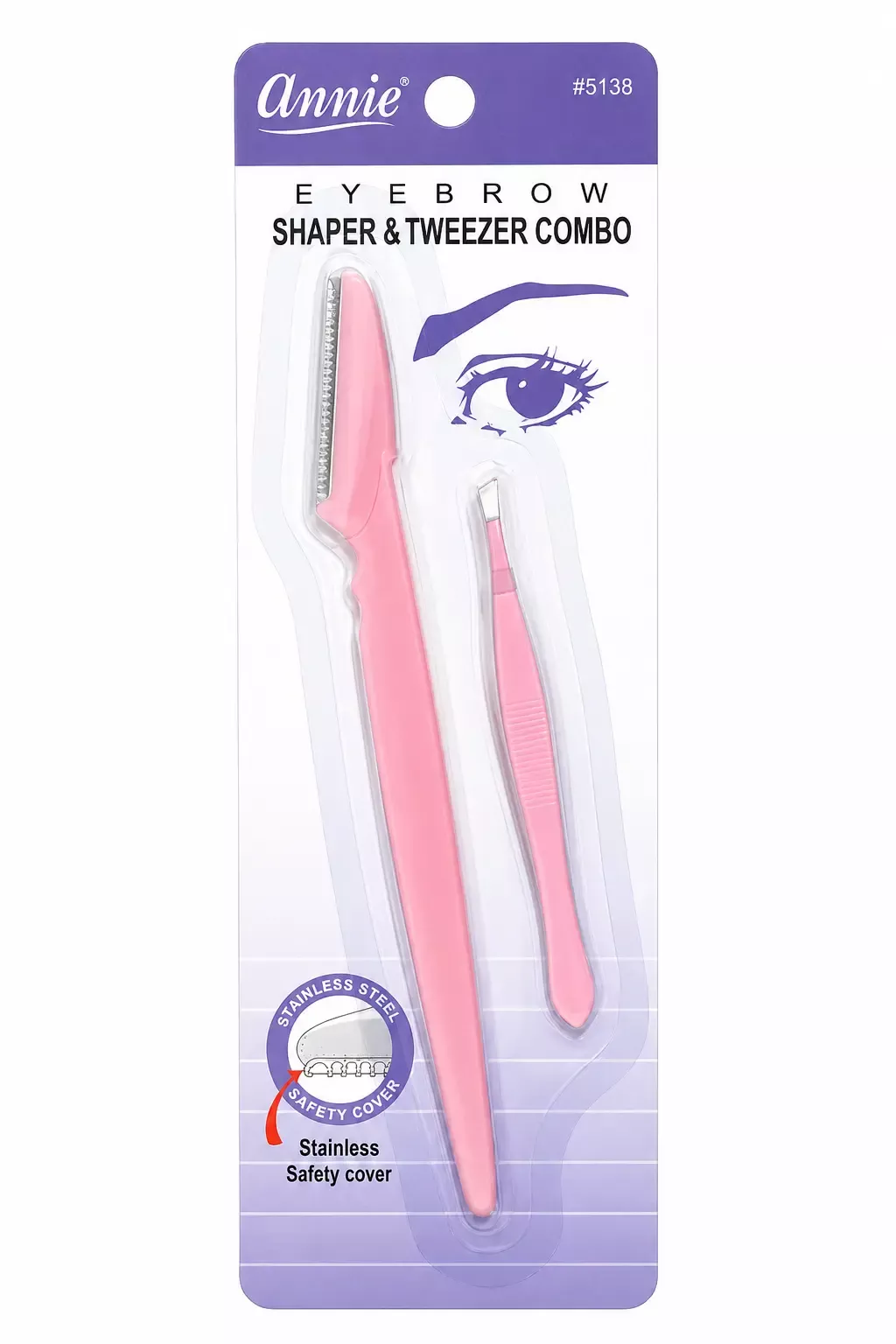 Annie Eyebrow Shaper & Tweezer Combo #5138