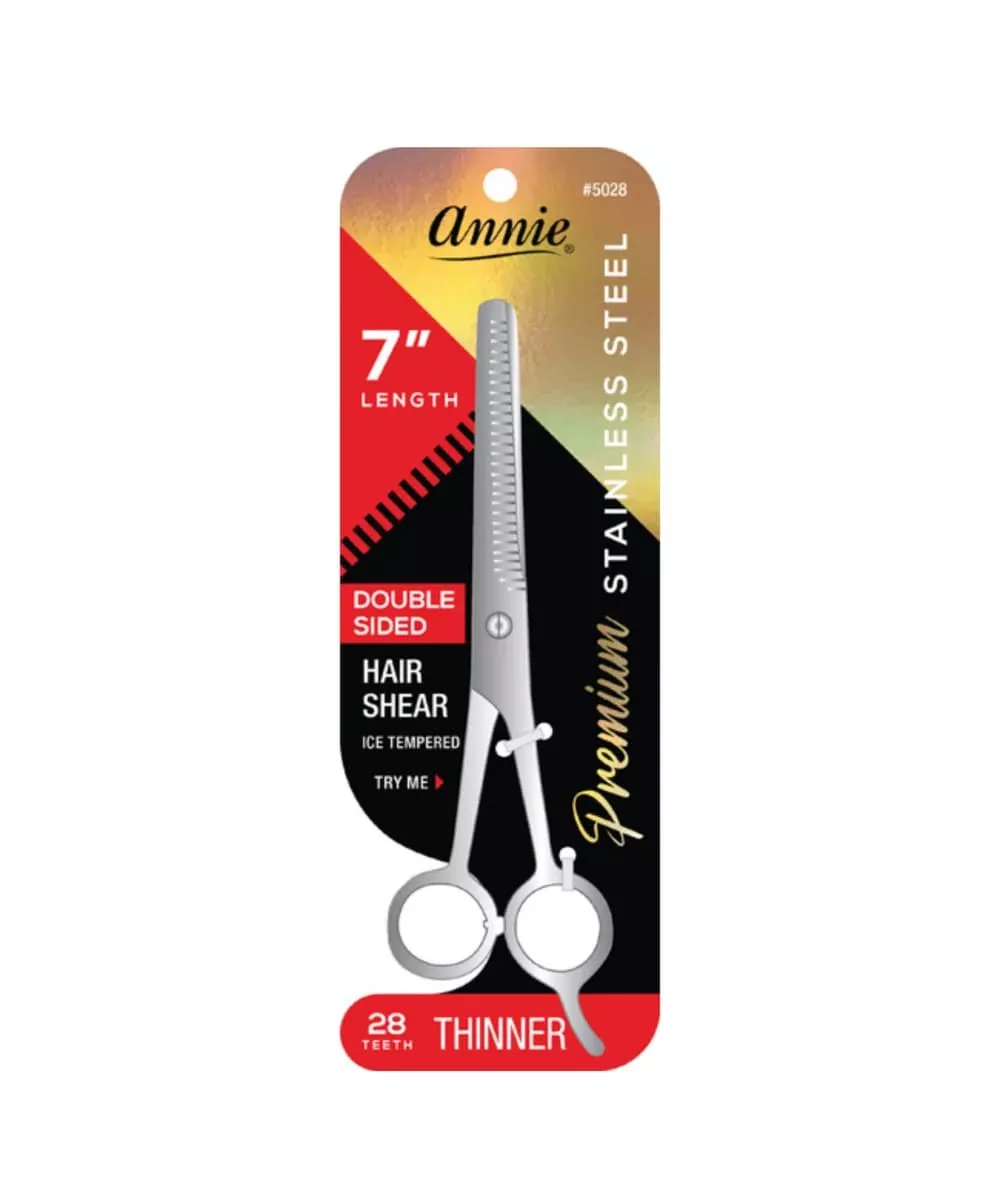 Annie Ice 7 Inch Two-Sided Thinning Shear #5028