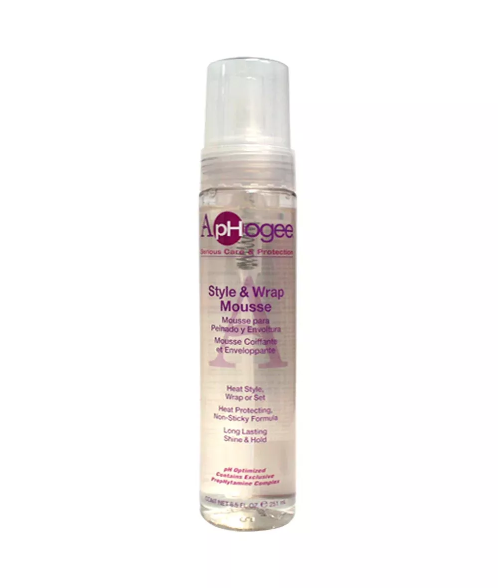 Aphogee Style & Wrap Mousse 8.5oz
