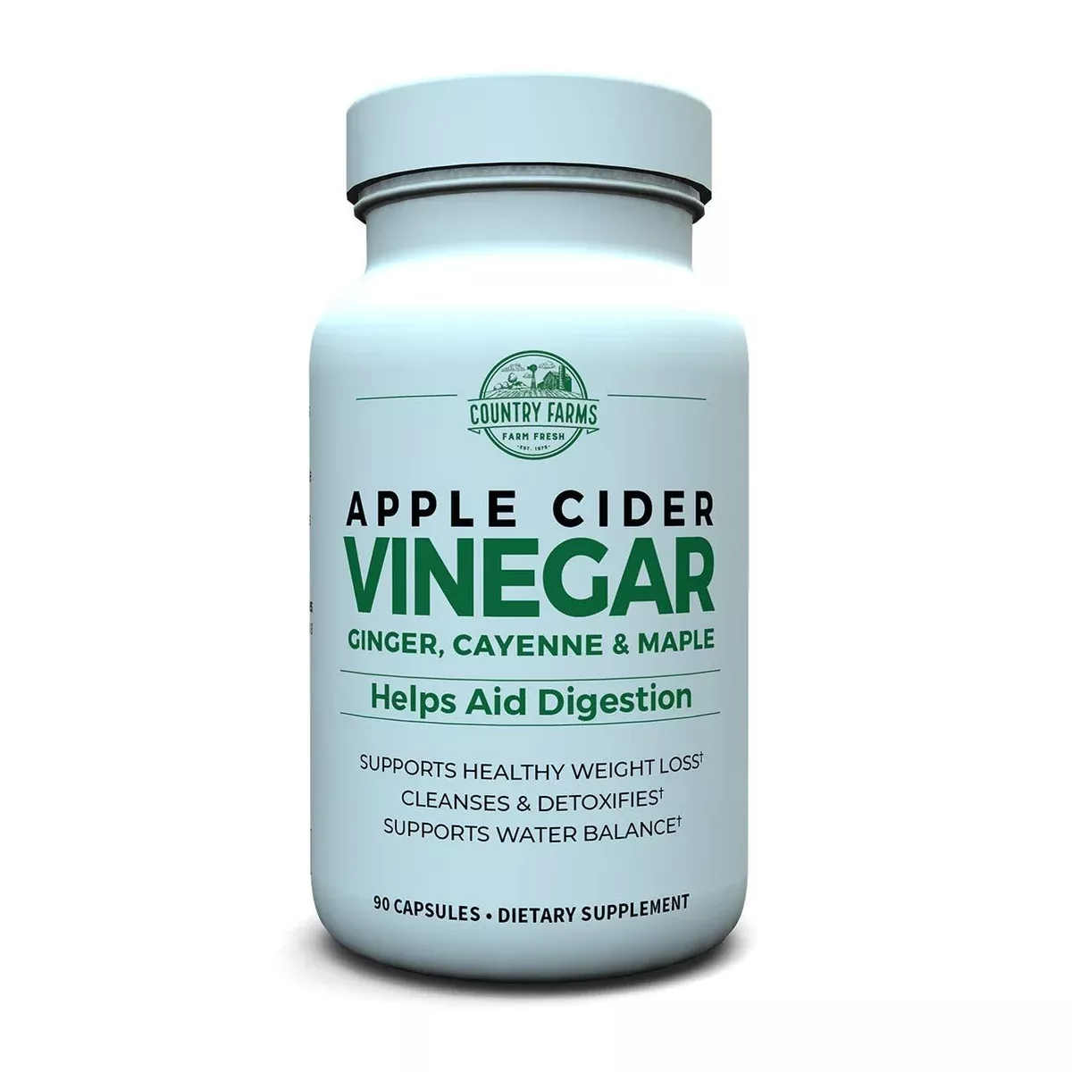 Apple Cider Vinegar 500mg, 90 Capsules – Natural Weight Management & Digestive Support