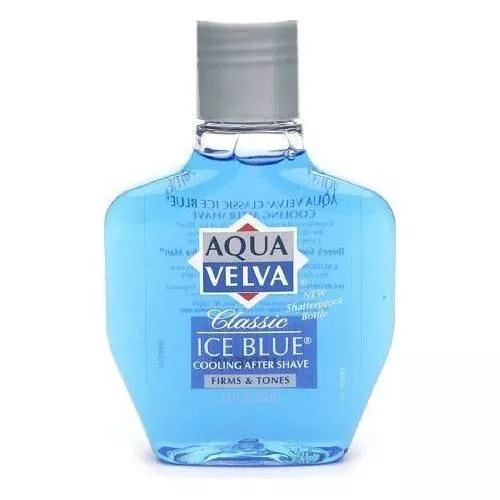 Aqua Velva Classic Ice Blue Cooling After Shave 3.5 Oz