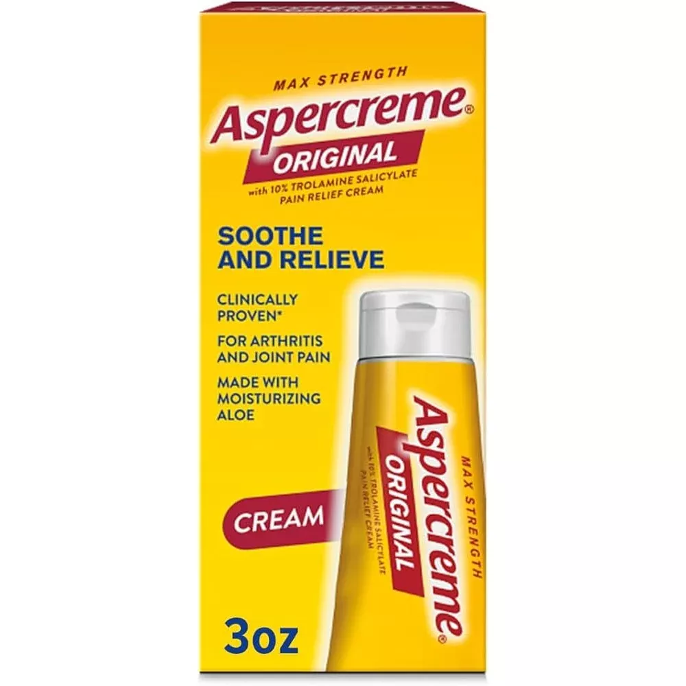 Aspercreme Original Maximum Strength Pain Relief Cream, 3 oz Tube