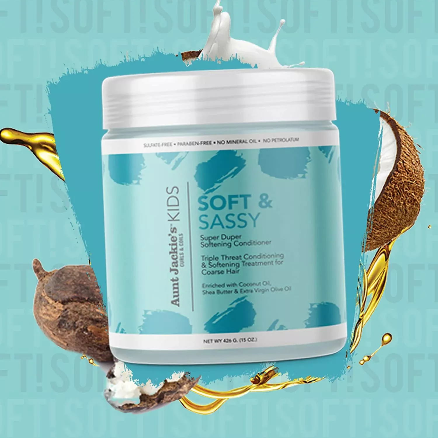 Aunt Jackie’s – Kids Soft & Sassy Super Duper Softening Conditioner