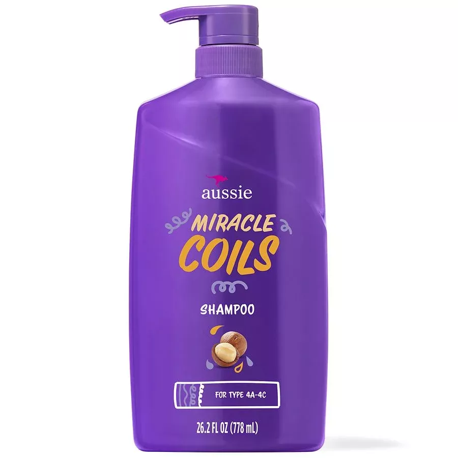 Aussie Miracle Coils With Macadamia Nut Oil Shampoo – 26.2 Fl Oz