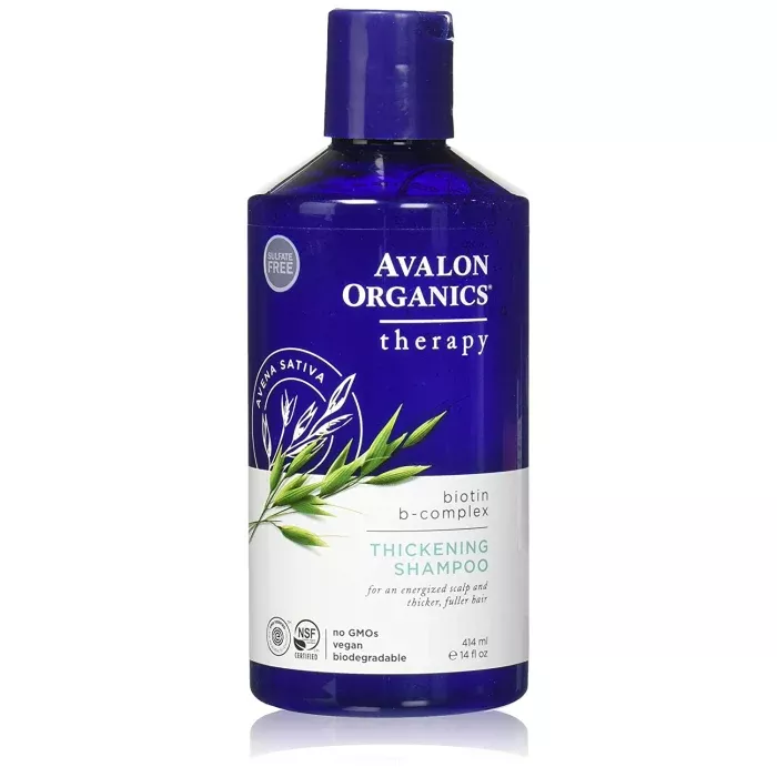 Avalon Organics Thickening Shampoo Biotin B Complex Therapy By 14 Fl Oz