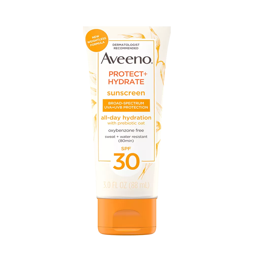 Aveeno Protect + Hydrate Sunscreen Broad Spectrum Body Lotion SPF 30