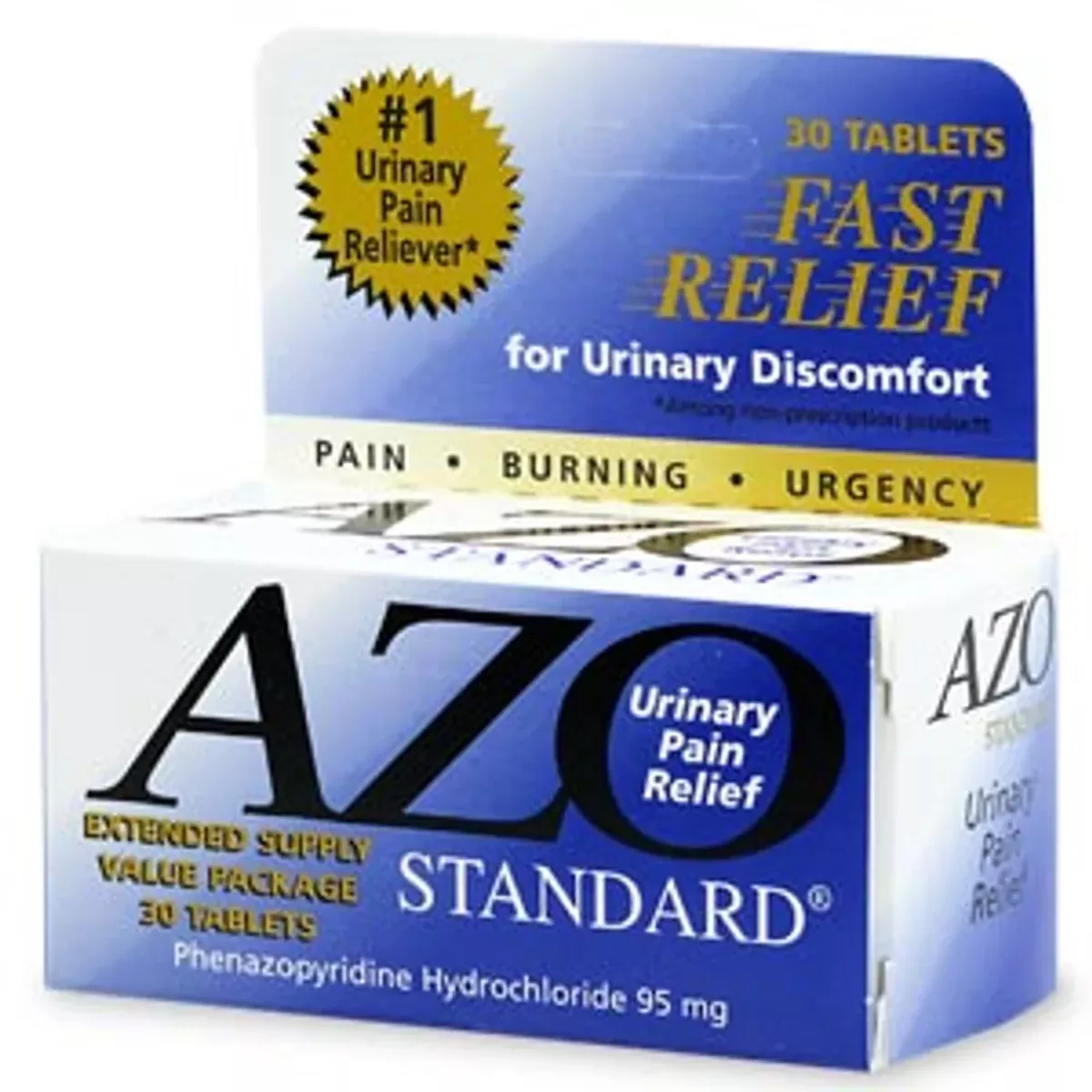 AZO Urinary Pain Relief 95 mg Tablet, 30 EA
