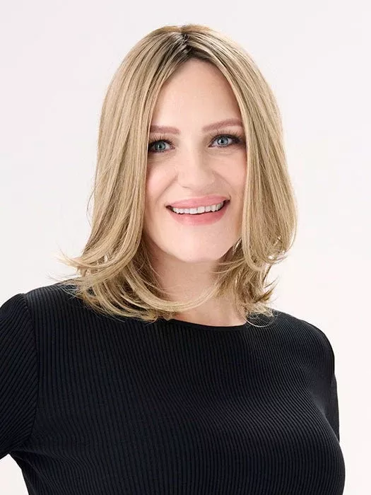 Barely There Straight 12″ | Synthetic Hair Topper (Hand Tied)