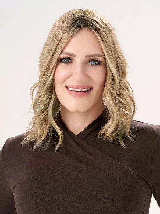 Barely There Wavy 12″ | Synthetic Hair Topper (Hand Tied)