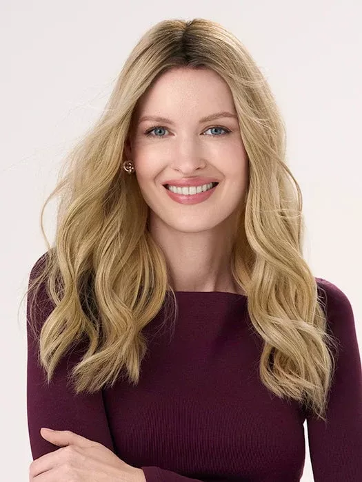 Barely There Wavy 16″ | Synthetic Hair Hair Topper (Hand Tied)