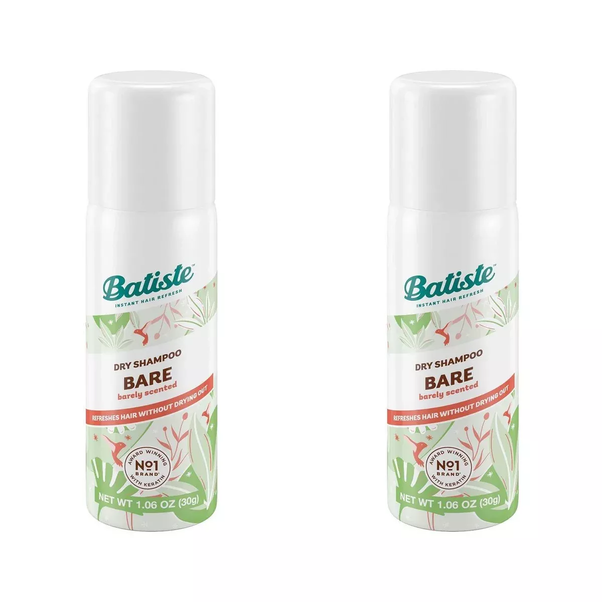 Batiste Dry Shampoo, Bare, Mini Travel Size 1.6 Oz