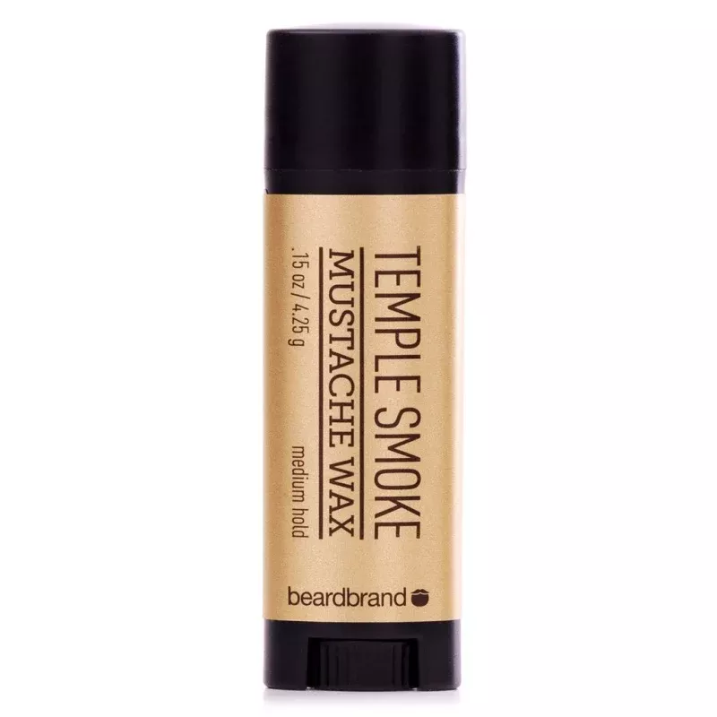 Beardbrand Temple Smoke Mustache Wax 0.15 oz