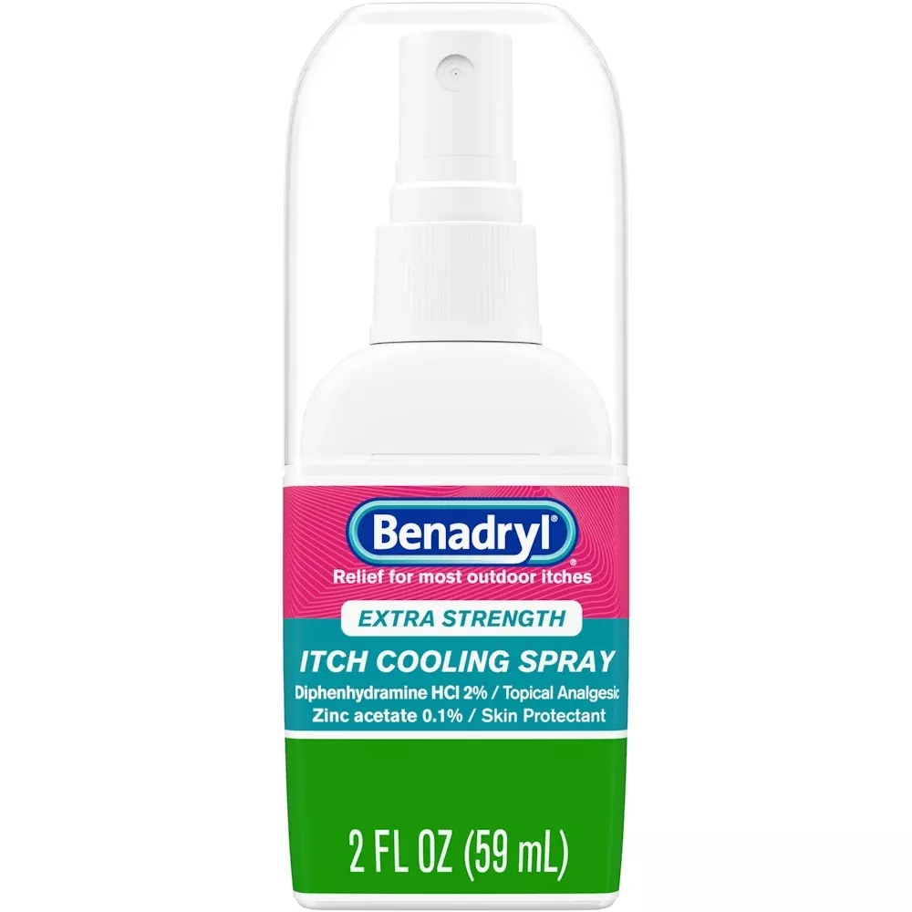 Benadryl Extra Strength Itch Relief Spray – 2 oz – Topical Analgesic & Antihistamine