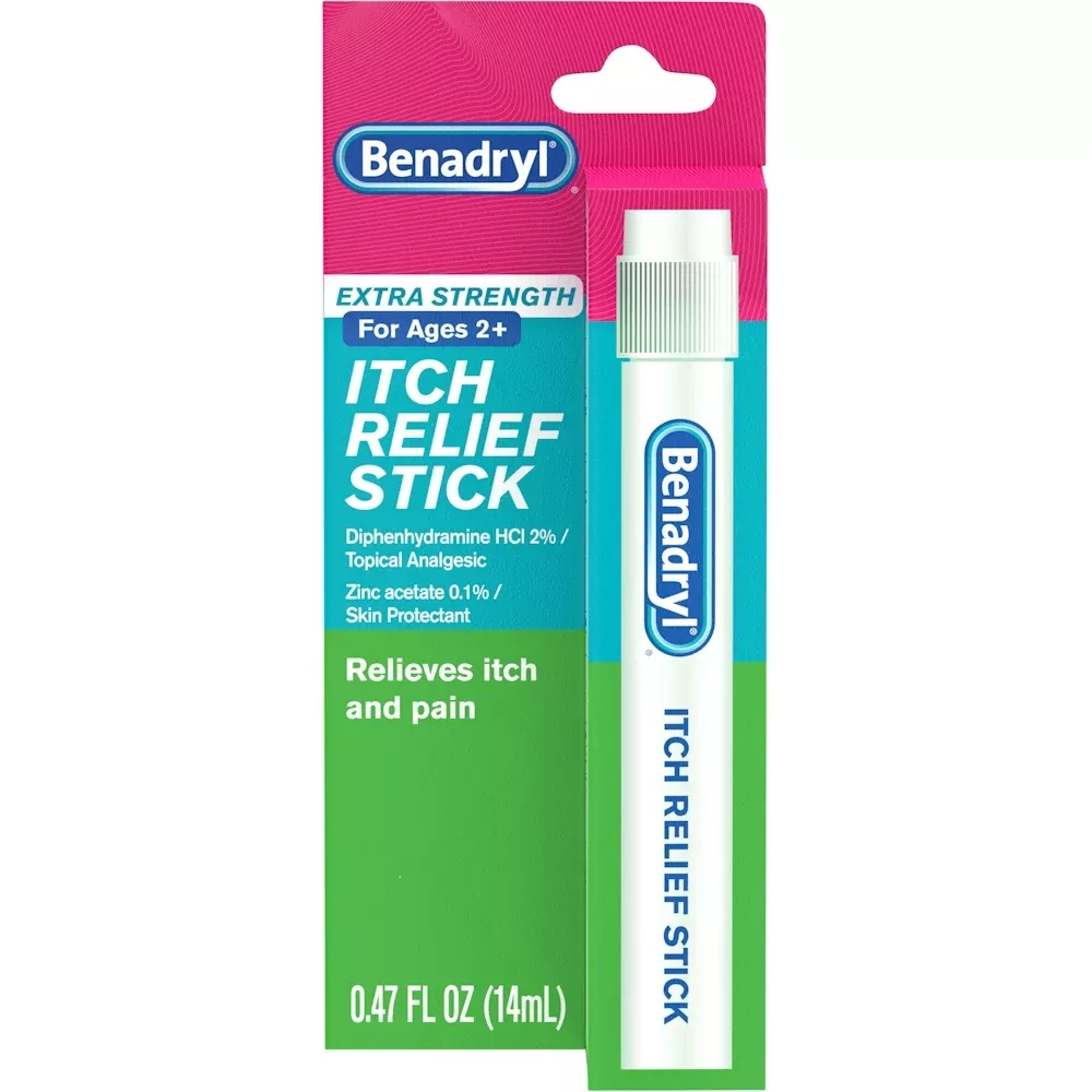 Benadryl Extra Strength Itch Relief Stick – 0.47 oz – Topical Antihistamine & Analgesic