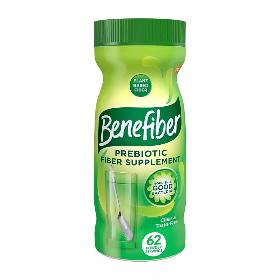 Benefiber Daily Prebiotic Fiber Supplement Powder – 8.7 oz (125 Servings) – 100% Natural