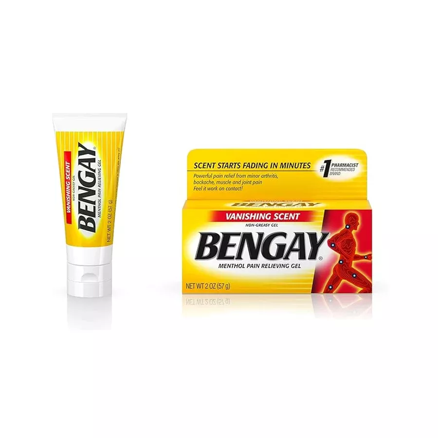 Bengay Vanishing Scent Non-Greasy Pain Relief Gel – 2.0 Oz