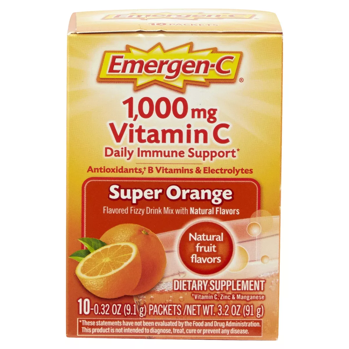 Best English Titles Option 1: The Optimized E-Commerce Title (Best for Search)Emergen-C Vitamin C 1000mg Powder, Immune Support Fizzy Drink Mix, Super Orange, 10 Packets