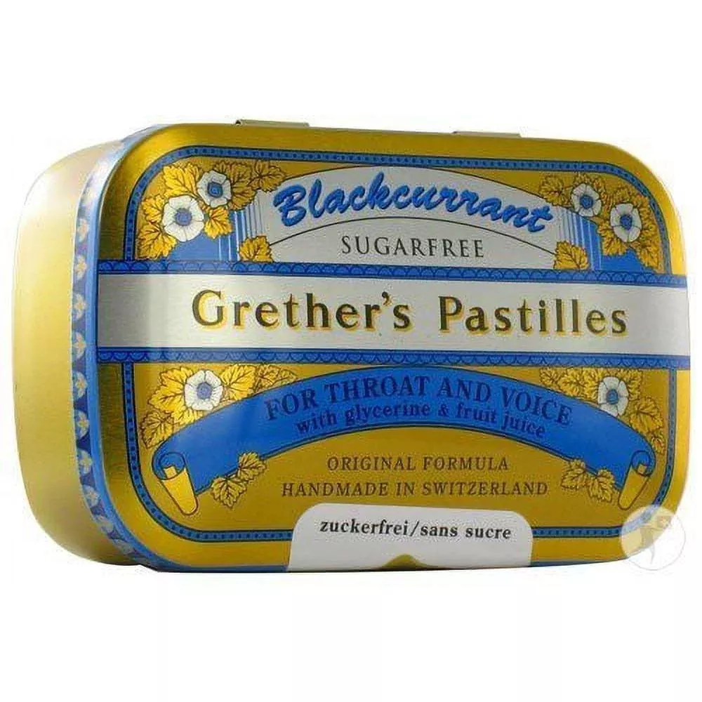 Black Currant Pastilles By Grether’s (2.1oz Pastilles)