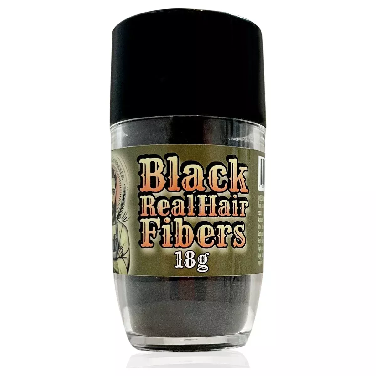 Black Real Hair Fibers