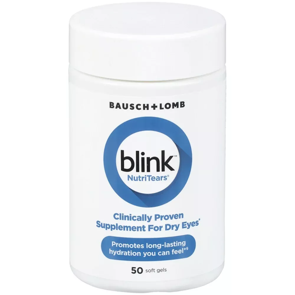 Blink NutriTears Supplement For Dry Eyes Softgels – 50ct