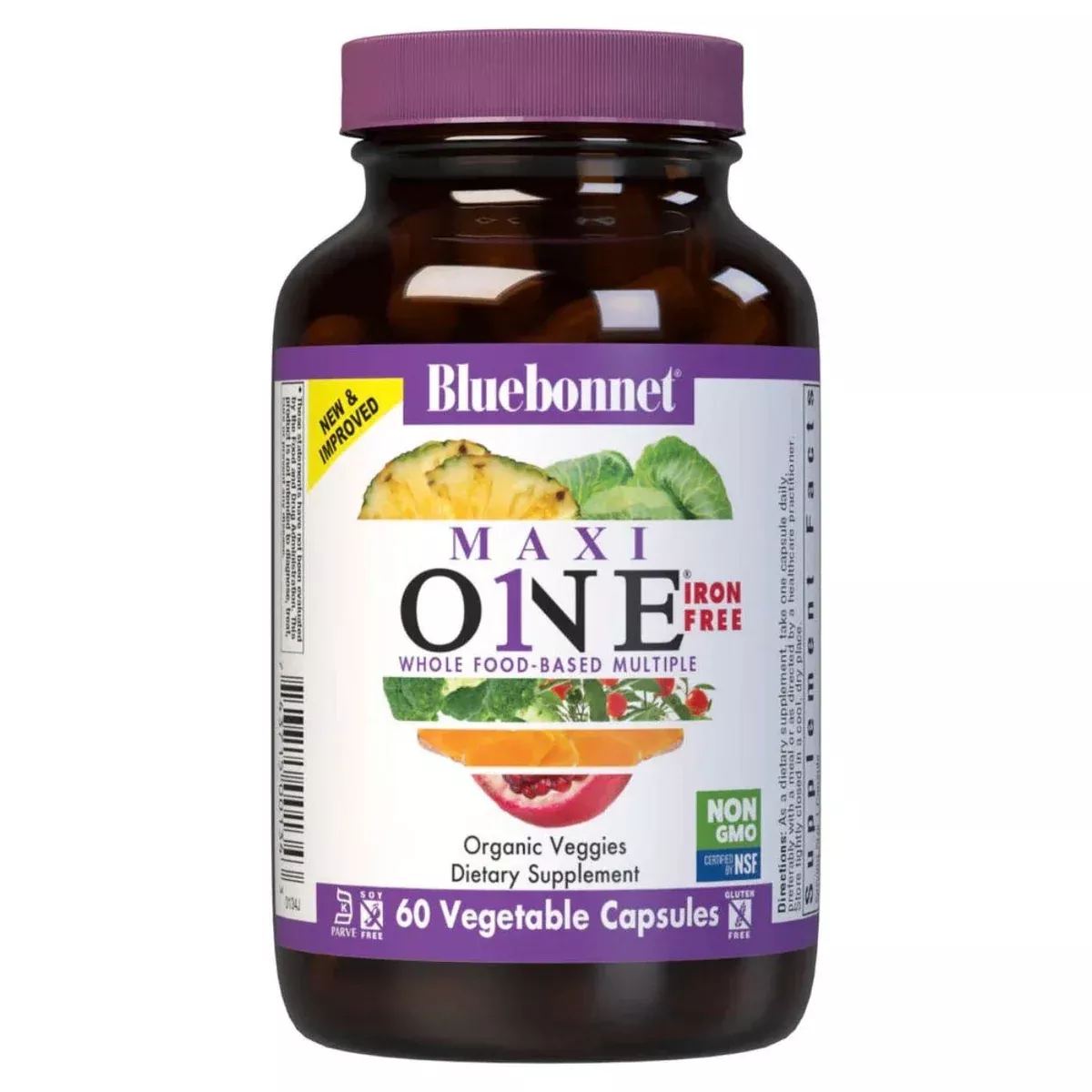 Bluebonnet NutritionMaxi One Iron Free Formula60 Caplets