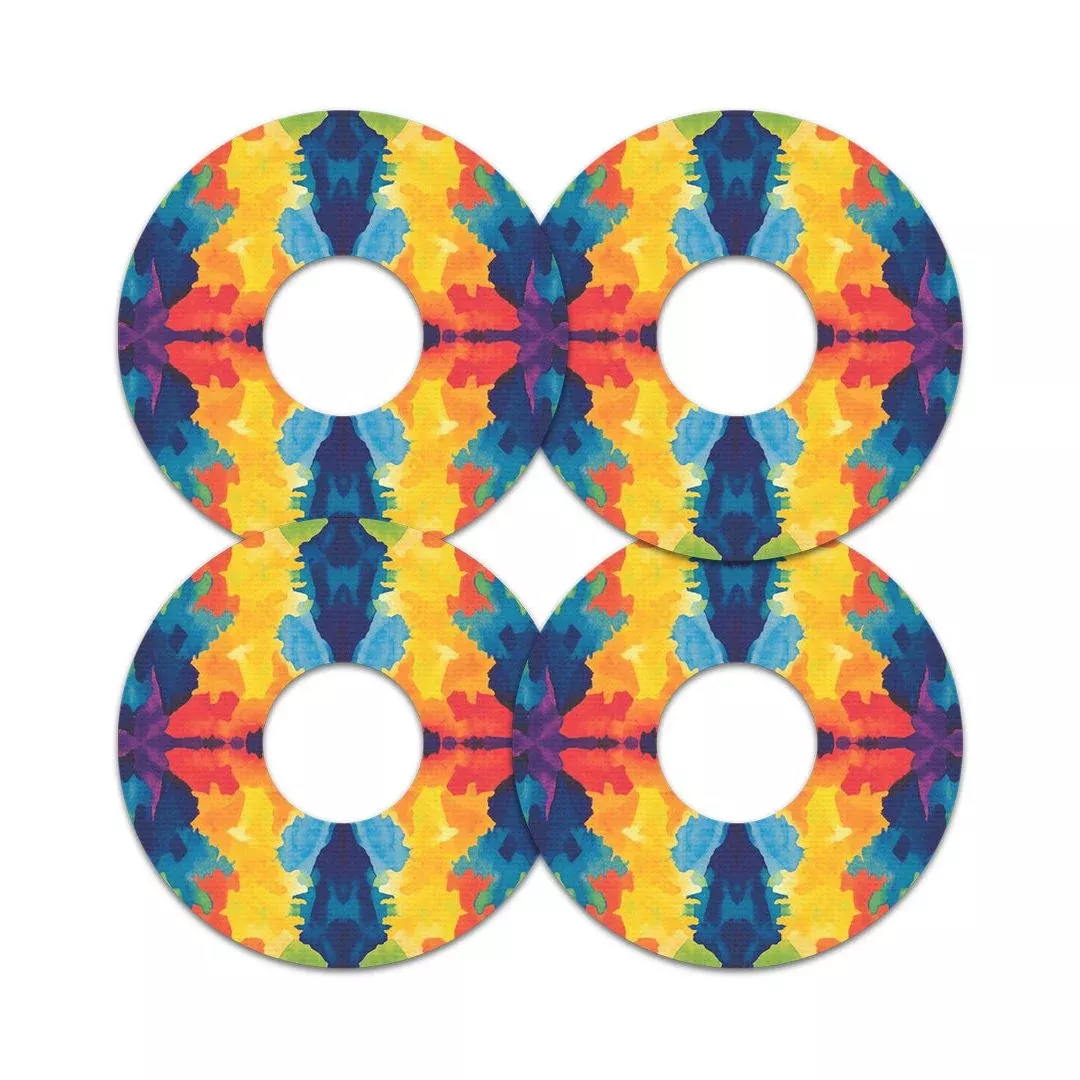 Bright Tie Dye FreeStyle Libre 3 Plus & LingoPatch Tape – Pump Peelz