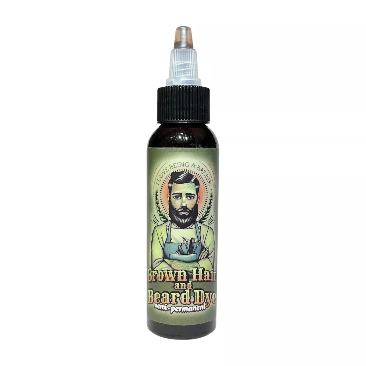 Brown Hair and Beard Dye Enhancement