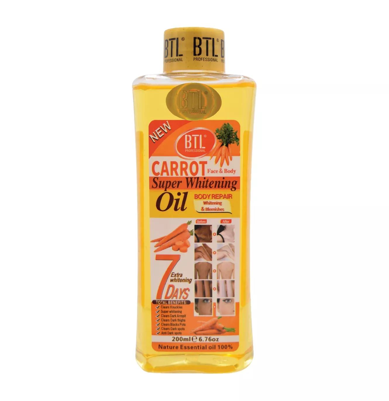 BTL – CARROT FACE & BODY SUPER WHITENING OIL